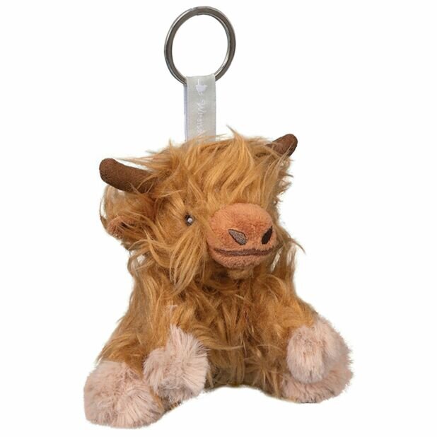 Wrendale Highland Cow Plush Keyring Gordon