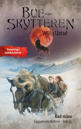 Omslag: Rød måne av Willy Ustad