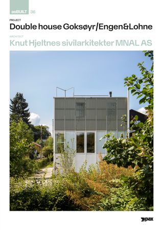 Project: Double house Goksøyr/Engen&Lohne, architect Knut Hjeltnes Architects