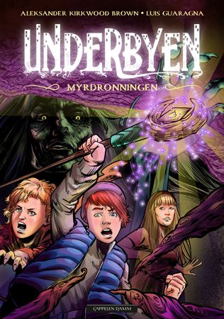Omslag: Myrdronningen av Aleksander Kirkwood Brown