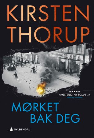 Omslag: Mørket bak deg av Kirsten Thorup