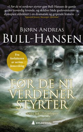Omslag: Før de ni verdener styrter av Bjørn Andreas Bull-Hansen