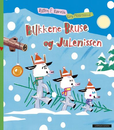 Omslag: Bukkene Bruse og julenissen av Bjørn F. Rørvik