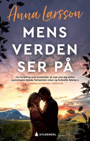 Omslag: Mens verden ser på av Anna Larsson