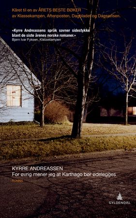 For øvrig mener jeg at Karthago bør ødelegges