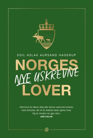 Omslag: Norges nye uskrevne lover av Egil Aslak Aursand Hagerup