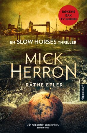 Omslag: Råtne epler av Mick Herron