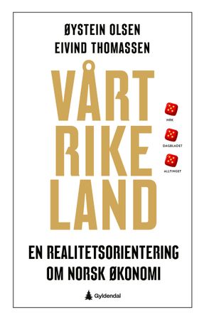 Omslag: Vårt rike land av Øystein Olsen