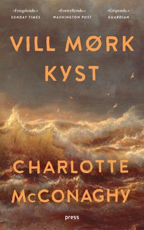 Omslag: Vill mørk kyst av Charlotte McConaghy