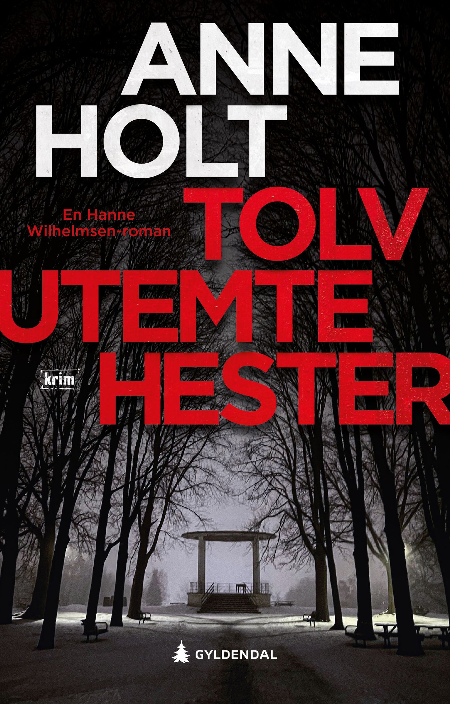 Tolv utemte hester