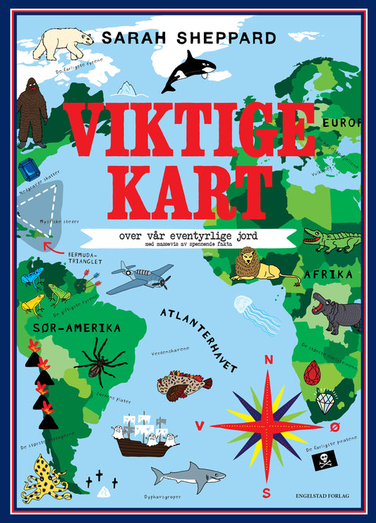 Viktige kart over vår eventyrlige jord