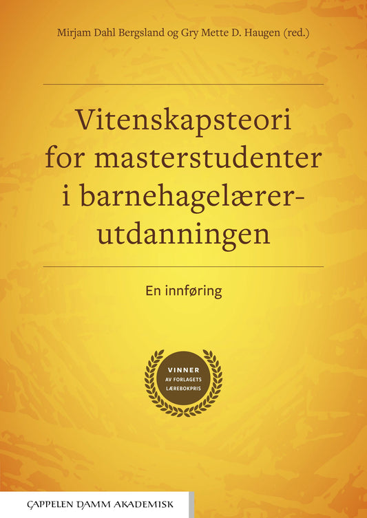 Vitenskapsteori for masterstudenter i barnehagelærerutdanningen