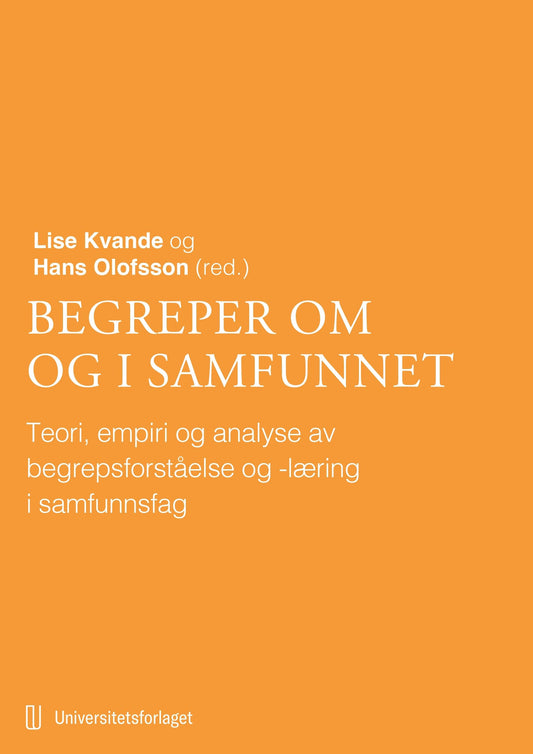 Begreper om og i samfunnet