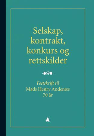 Selskap, kontrakt, konkurs og rettskilder