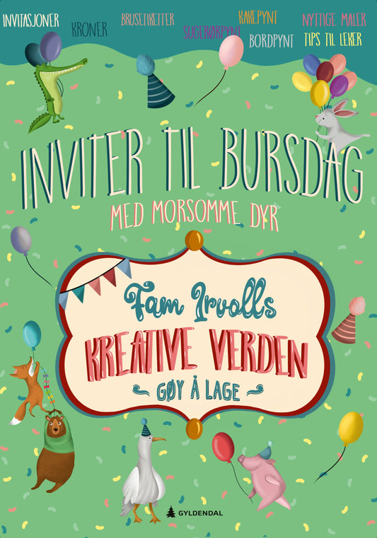 Inviter til bursdag med morsomme dyr