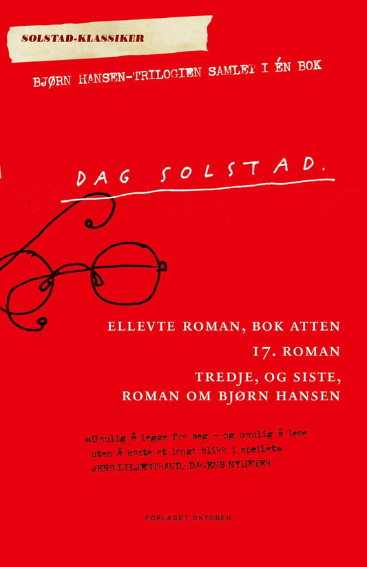 Ellevte roman, bok atten ; 17. roman ; Tredje, og siste, roman om Bjørn Hansen