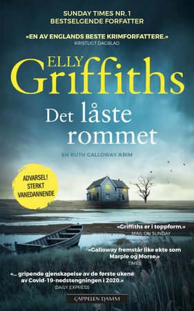Omslag: Det låste rommet av Elly Griffiths