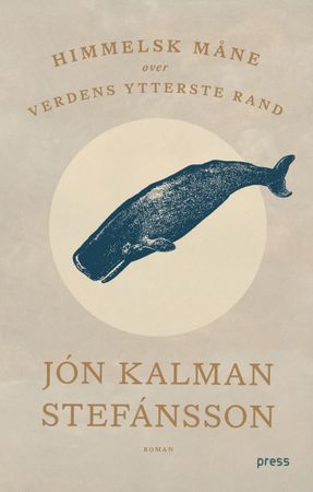 Himmelsk måne over verdens ytterste rand