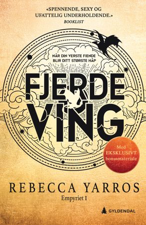 Omslag: Fjerde ving av Rebecca Yarros