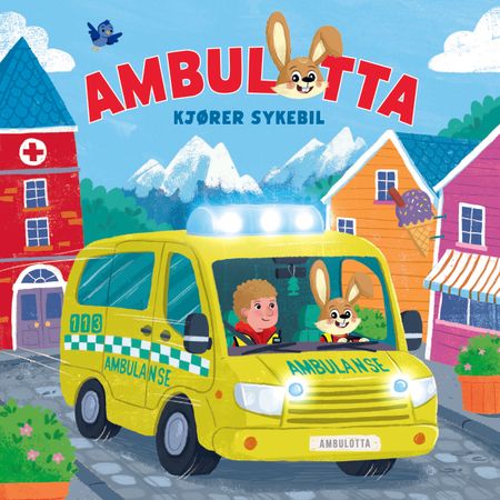 Omslag: Ambulotta kjører sykebil av Astrid Dahl
