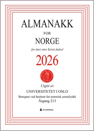 Almanakk for Norge 2026