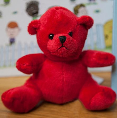 Rød bamse. Grønne tanker - glade barn