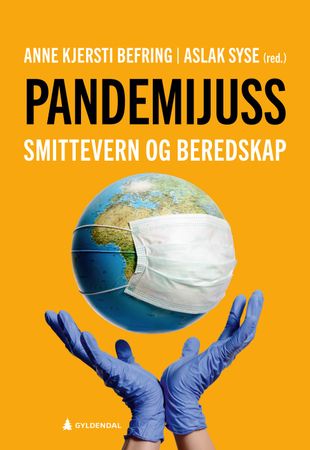 Omslag: Pandemijuss av Anne Kjersti Befring
