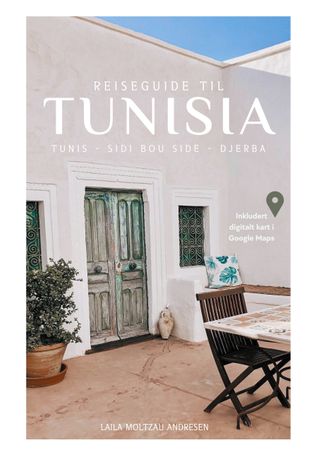 Omslag: Reiseguide til Tunisia av Laila Moltzau Andresen