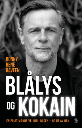Omslag: Blålys og kokain av Ronny Rene Raveen