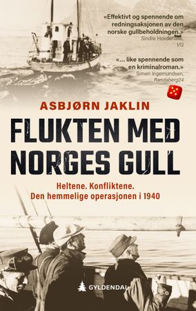 Omslag: Flukten med Norges gull av Asbjørn Jaklin