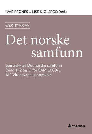 Omslag: Det norske samfunn av Ivar Frønes