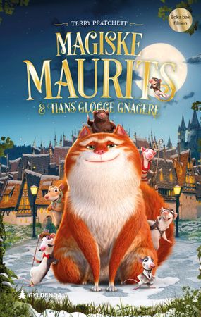 Omslag: Magiske Maurits & hans gløgge gnagere av Terry Pratchett