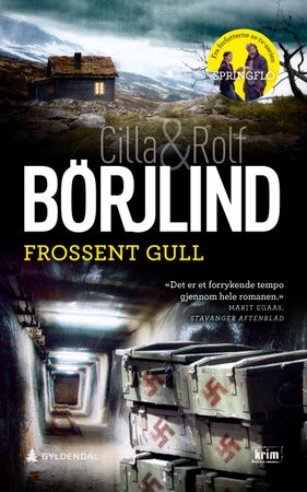 Omslag: Frossent gull av Cilla Börjlind