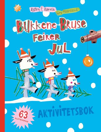 Omslag: Bukkene Bruse feirer jul av Bjørn F. Rørvik