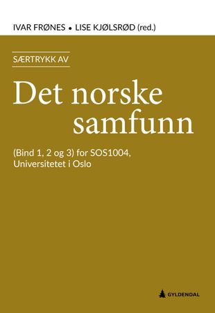 Omslag: Særtrykk av Det norske samfunn av Ivar Frønes