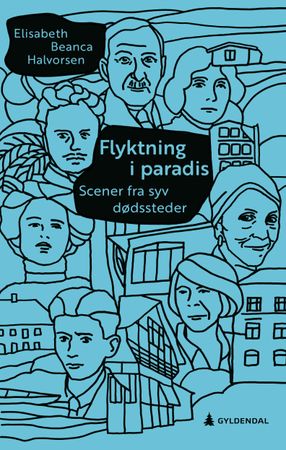 Omslag: Flyktning i paradis av Elisabeth Beanca Halvorsen