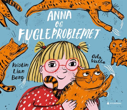 Omslag: Anna og fugleproblemet av Kristin Lian Berg