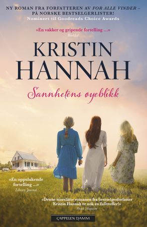 Omslag: Sannhetens øyeblikk av Kristin Hannah