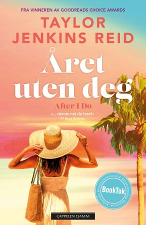 Omslag: Året uten deg av Taylor Jenkins Reid
