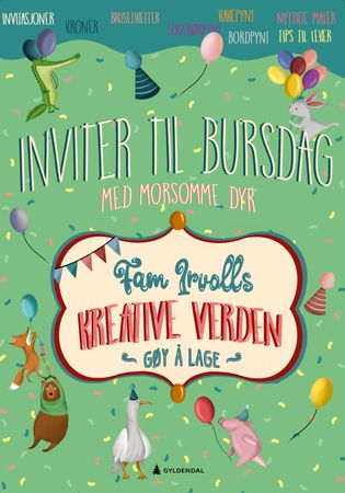 Inviter til bursdag med morsomme dyr