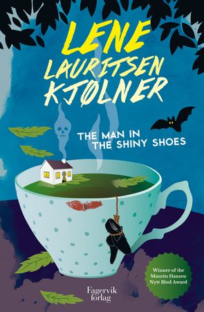 Omslag: The man in the shiny shoes av Lene Lauritsen Kjølner