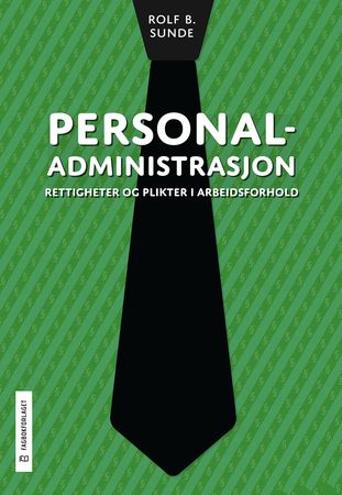 Omslag: Personaladministrasjon av Rolf B. Sunde