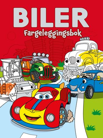 Biler: fargeleggingsbok