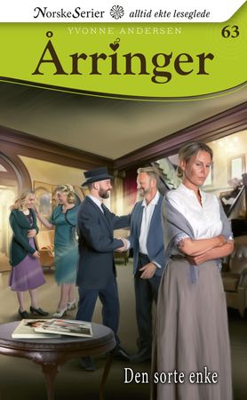 Omslag: Den sorte enke av Yvonne Andersen