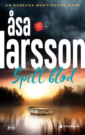 Omslag: Spilt blod av Åsa Larsson