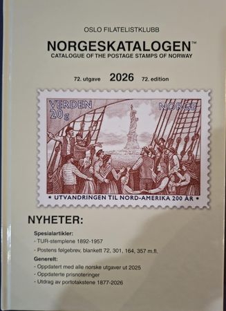 Norgeskatalogen 2026  = Specialized catalogue of the postage stamps of Norway 2026