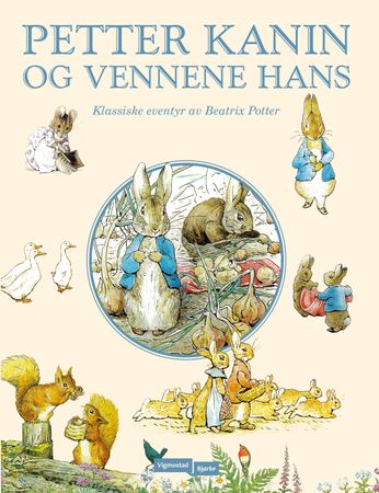 Omslag: Petter Kanin og vennene hans av Beatrix Potter
