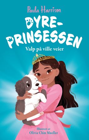 Omslag: Valp på ville veier av Paula Harrison