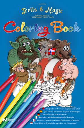 Trolls and magic - coloring book