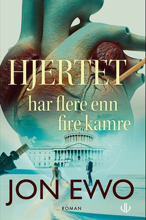 Omslag: Hjertet har flere enn fire kamre av Jon Ewo